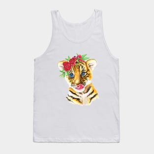 Blossoming Tiger Cub Tank Top